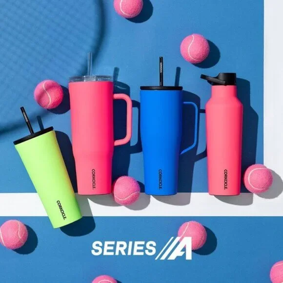 ⚡Corkcicle Latte Crossbody Tumblers Water Bottle Adjustable Strap Sling Bag - Picture 7 of 8